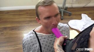 Big Tits MILF Doctor McKenzie Lee Pegging Isaac X With a Strap-On To Cure Him