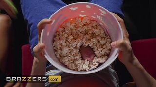 Naughty Tina Fire Gets Her Pussy Fucked By Jordi El In The Popcorn Machine
