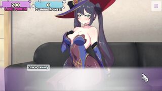 [Gameplay] Waifu Hub S5 - Mona from Genshin Impact [ Parody Hentai game PornPlay ]...