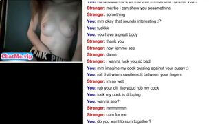 Slender teen masturbating on webcam chat