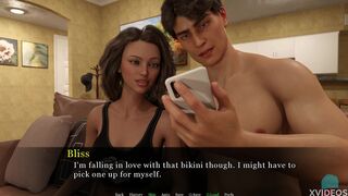 [Gameplay] A MOMENT OF BLISS #21 • They masturbate each other while on the phone