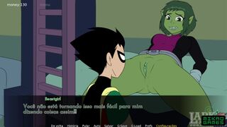 [Gameplay] Teen Titans ep 9 Gozei na Buceta de Estelar e Depilei Mutano Femea