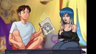 [Gameplay] Very shy emo girl show me her cute tits first time since she was small ...