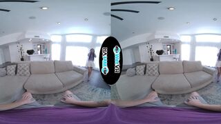 Huge Thick Dick Slides Deep Into Skinny Brunette In VR Porn