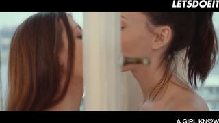 Adel Morel & Stefanie Moon Enjoying Perfect Orgasms From Sensual Lesbian Sex - A GIRL KNOWS