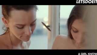 Adel Morel & Stefanie Moon Enjoying Perfect Orgasms From Sensual Lesbian Sex - A GIRL KNOWS