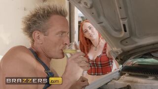Adorable Amber Stark Sucks Jupiter Jetson's Cock Before She Joins Them For A Threesome