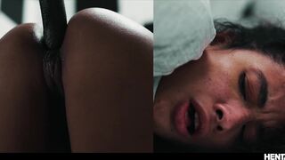 Real Life Hentai - Mia Nix filled up with cum in Toilet