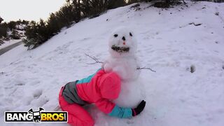 Does Amia Miley Wanna Build A Snowmannnnn? Yes. And She Wants To Bounce Her Big Ass On Co