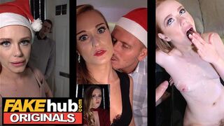 Fakehub Originals - Christmas College House Party gets out of control when teens start fucking each other