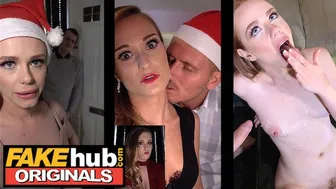 Fakehub Originals - Christmas College House Party gets out of control when teens start fucking each other