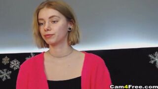 Blonde Babe Masturbate Her Pussy Until She Cum