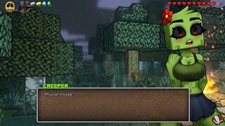 [Gameplay] Minecraft Horny Craft - Part 21 - Creeper Horny Cowgirl Babe By LoveSky...