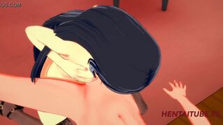 Naruto Hentai - Naruto x Hinata. Handjob, Boobjob & Fuck with cum inside - Animation 3D porn