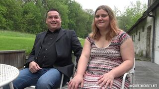 Hot threesome for BBW and young Manon