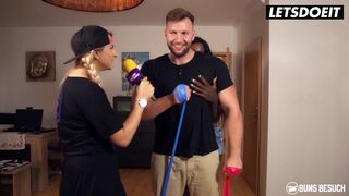 Ebony Pornstar Josy Black Fucks Amateur BWC In Hot Action