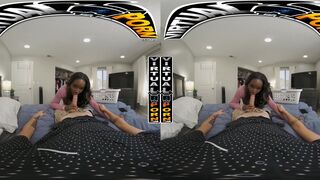 Stepmom Naomi Foxxx Cleans My Sock AND My Cock #VR