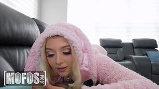 Blonde Goddess Gia OhMy Shows Her Man JMac All Her Sexy Outfits & Makes Him Hard & Horny
