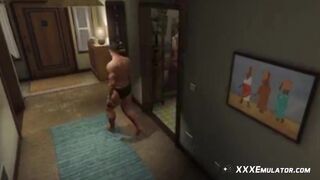 Sexy Aunt MILF 3D Handjob XXX Family Animation
