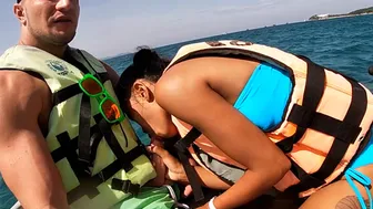 Driving on water and perfect blowjob