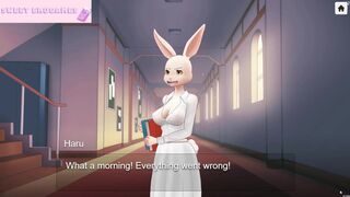 [Gameplay] Haru's secret life Chapter #2 Louis fucks the bitch bunny Haru beastars