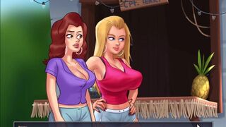 [Gameplay] Summertime Saga - I helped Roxy with her Id and saw their hot boobs