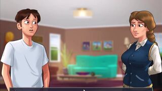[Gameplay] Summertime saga - ive helped Lucy at her place