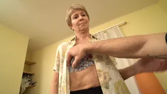 Mature 4K - Charmer Gives Muff To Stepson For Hot Bonking In The Kitchen