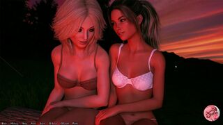 [Gameplay] BEING A DIK #30 - Lesbian girls kissing - Gameplay commented