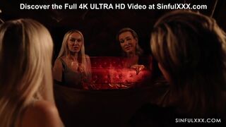 Sinful XXX featuring Amber Jayne and Aubrey Black's close up clip