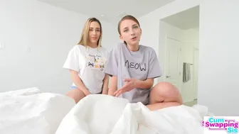 Cum Swapping Sis - Brookie Blaire Tells Macy Meadows, "Your Stepbro Has Enough COCK For Both Of Us! Come Get Some!"