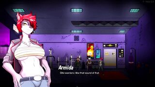 [Gameplay] Arenus-Armida-02-Wolfgirl Masturbation