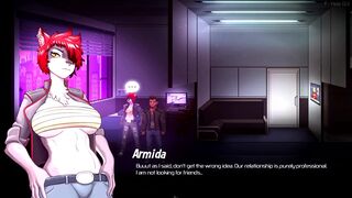 [Gameplay] Arenus-Armida-02-Wolfgirl Masturbation