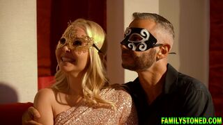 Masquerade party turns into a hot orgy