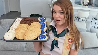 POVD - Motivated Teasing Girl Scout Cookie Girl Fucks Big Dick