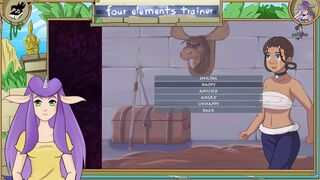 [Gameplay] Avatar the last Airbender Four Elements Trainer Part XIV fighting ghosts