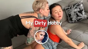 My Dirty Hobby - Seductive MILF Cat-Coxx Fucks Her Friend With A Strap On To Give Her A Lesson