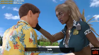 [Gameplay] MILF'S RESORT • EP. 8 • AMAZING FUCK WITH AN EBONY POLICE OFFICER