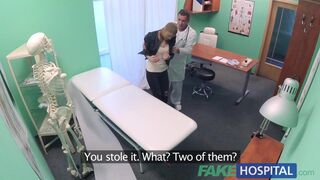 Dirty Doctor Fucks Female Thief and Creampies her Pussy