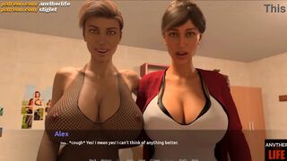 [Gameplay] THE VISIT - EP. XVII - LESBIAN THREESOME WITH STEPMOM & STEPAUNT