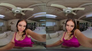 Natural Babe Uma Jolie Cant Resist Your Big Cock Even In Her Parents House VR Porn