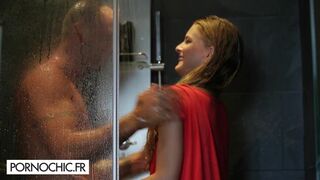 Intense sex in the shower