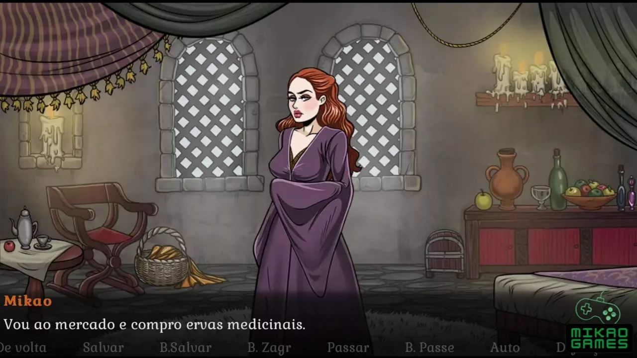 [Gameplay] Game Of Whores Ep 9 Curando A Insônia De Sansa Com Esperma -  FAPCAT