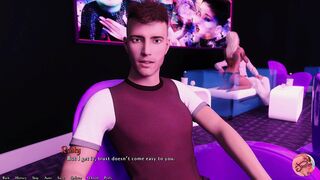 [Gameplay] BEING A DIK #32 - Busty striper dances me in club - Gameplay commented