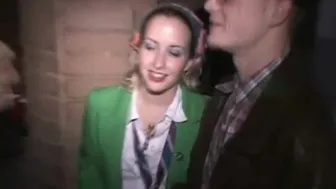 LMAO GFs - Schoolgirl Getting Fucked While Others Watch