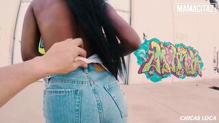 Cute Ebony Girl Boni Brown Hardcore Outdoor Interracial Sex Full Scene