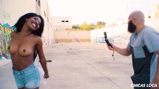 Cute Ebony Girl Boni Brown Hardcore Outdoor Interracial Sex Full Scene