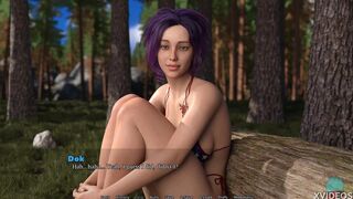 [Gameplay] THE CABIN #23 • Covering her back with jets of hot cum