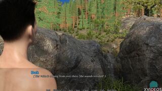 [Gameplay] THE CABIN #23 • Covering her back with jets of hot cum