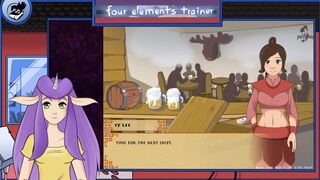 [Gameplay] Avatar the last Airbender Four Elements Trainer Part 21 Showering Azula